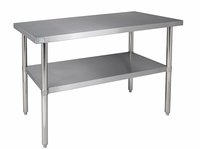 stainless steel commercial restaurant work table