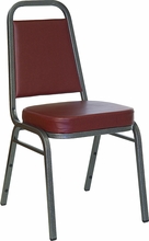 burgundy vinyl commercial stacking chairs