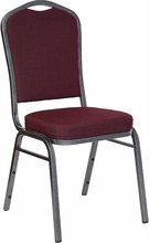 commercial restaurant banquet stack chairs burgundy