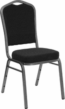 commercial restaurant banquet stack chairs black