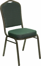 commercial restaurant banquet stack chairs green