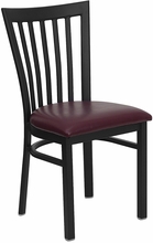metal restaurant dining chairs school house back