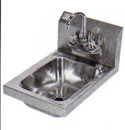 stainless steel space saving hand sink