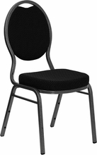 commercial fabric stack chairs black