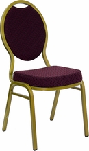 commercial fabric stack chairs burgundy